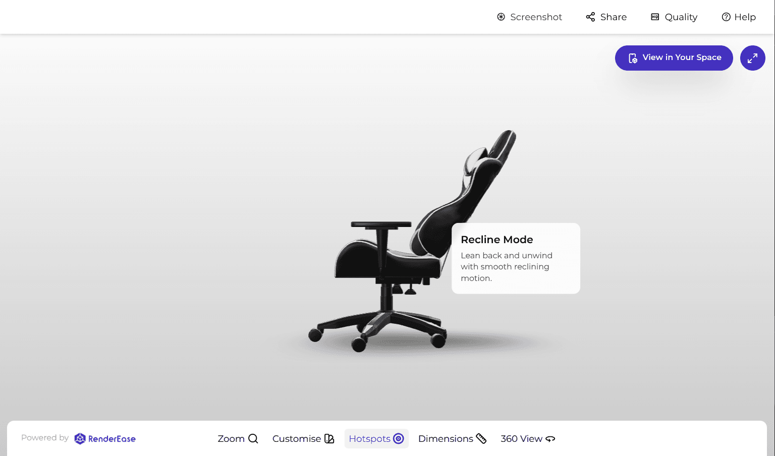 3D Product Configurator with Hotspots